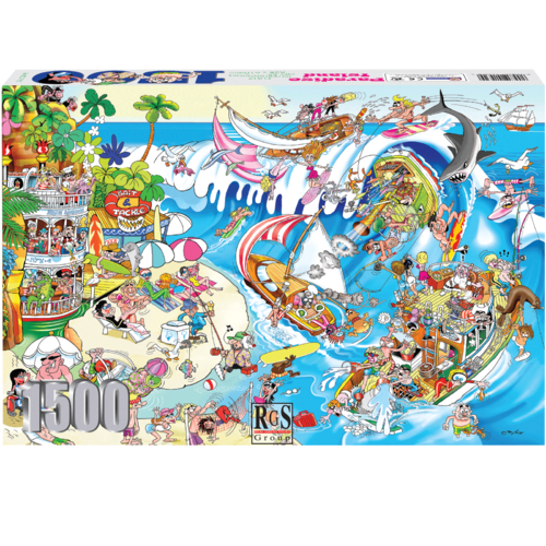 Paradise Island 1500 Piece Jigsaw Puzzle Time To Relax And Have Some Fun!