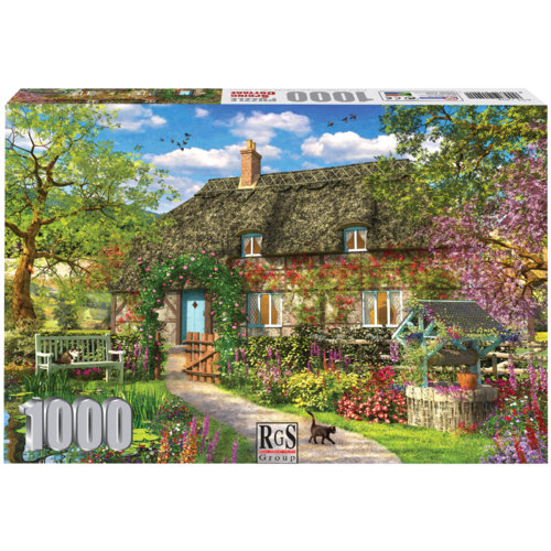 Spring Cottage 1000 Piece Jigsaw Puzzle