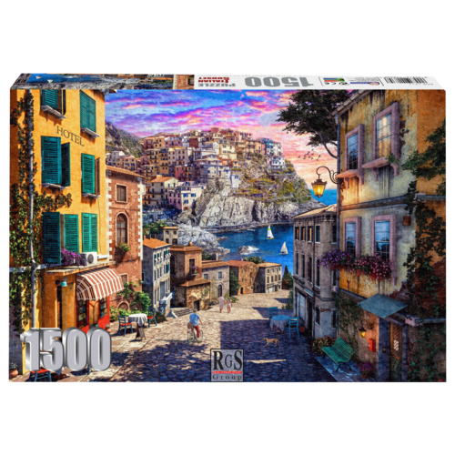 Italian Sunset 1500 Piece Jigsaw Puzzle | Enjoy A Gentle Stroll Down To The Water.
