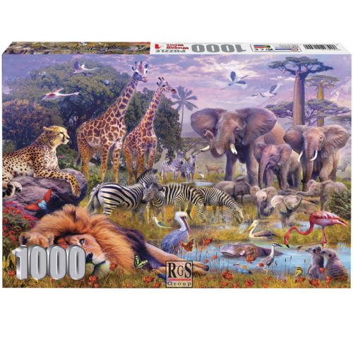 Window Of The World 1 1000 Piece Jigsaw Puzzle | Image Is A Beautiful View Over Tanzanian Savannah