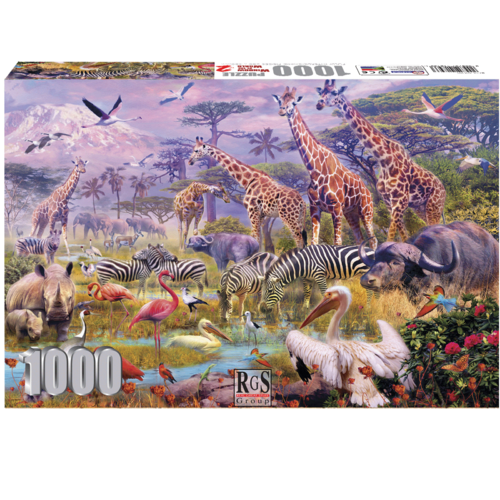 Window Of The World 2 1000 Piece Jigsaw Puzzle | Image Is A Beautiful View Over Tanzanian Savannah