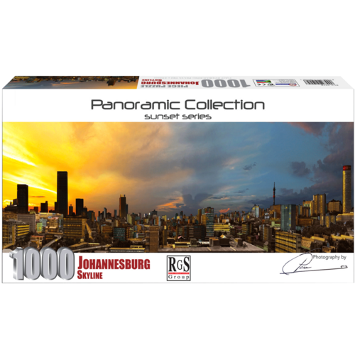 Johannesburg Skykline Panoramic Collection 1000 Piece Jigsaw Puzzle | By Robert Miller with a unique eye for the perfect angle, lighting, and natural 