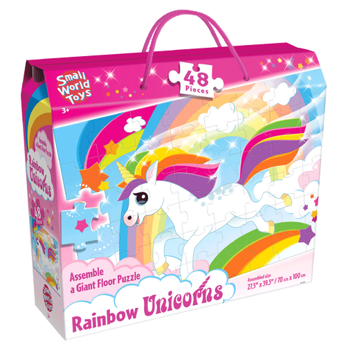 Rainbow Unicorn -  48 Pieces 70cm x 100cm