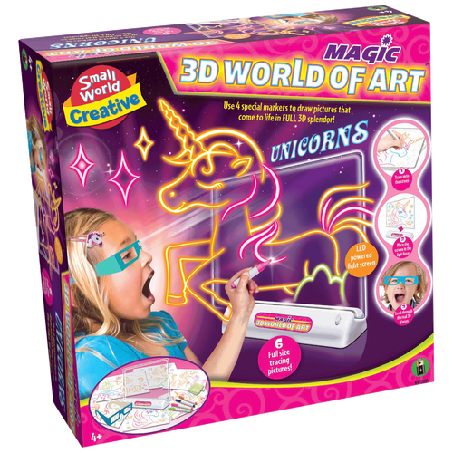 Magic 3D World Of Art Unicorns