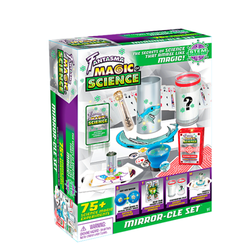 Mirror-Cle 75+ Science Experiments - Illusionology Secrets Of Science That Work Like Magic