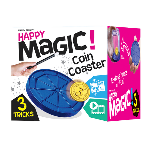 Happy Magic Coin Coaster 3 Tricks