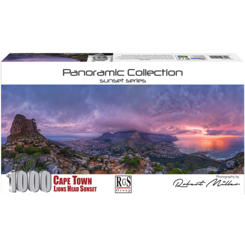 Cape Town Lions Head Sunset Panoramic1000 Piece Jigsaw Puzzle